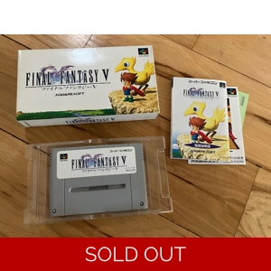 Final Fantasy 5 SFC CIB